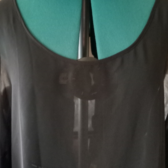 Maggie Barnes Sexy Sheer Black Camisole With Scarf 4X Fall Winter Wardro… - Picture 5 of 10